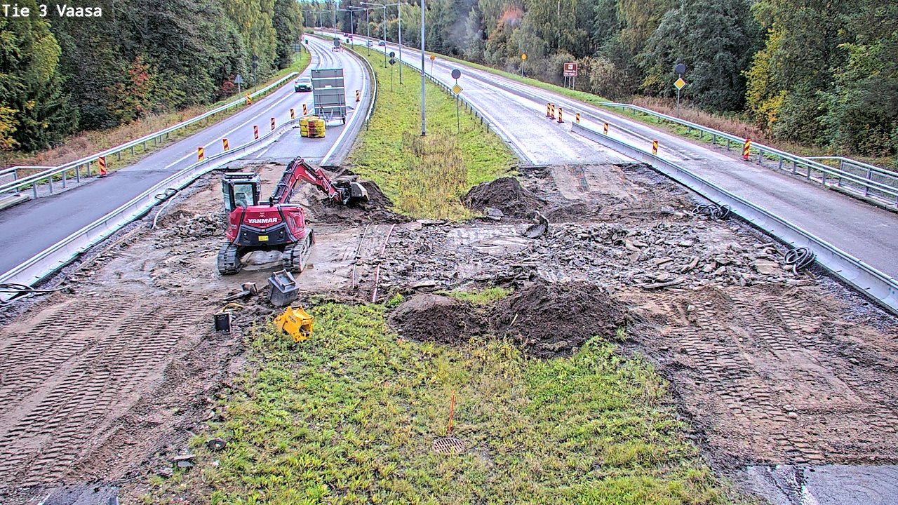 Kelikamerat Kuva Tie 3 Vaasa (puomi), Vaasa, Pohjanmaa
