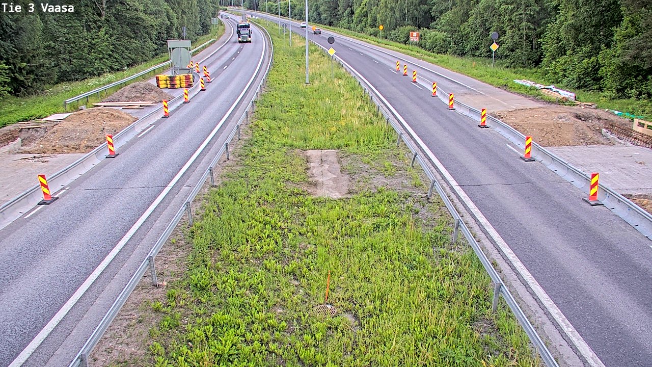 Kelikamerat Kuva Tie 3 Vaasa (puomi), Vaasa, Pohjanmaa