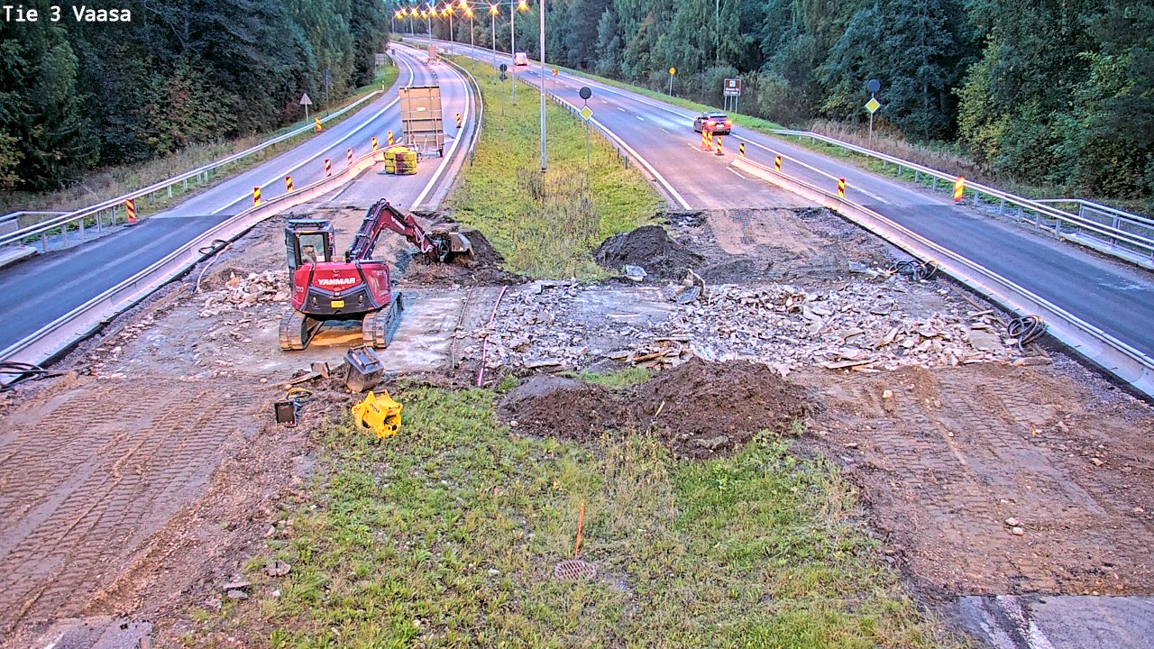 Kelikamerat Kuva Tie 3 Vaasa (puomi), Vaasa, Pohjanmaa