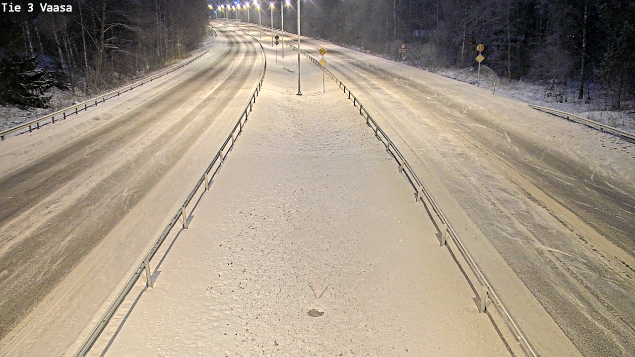 Kelikamerat Kuva Tie 3 Vaasa (puomi), Vaasa, Pohjanmaa