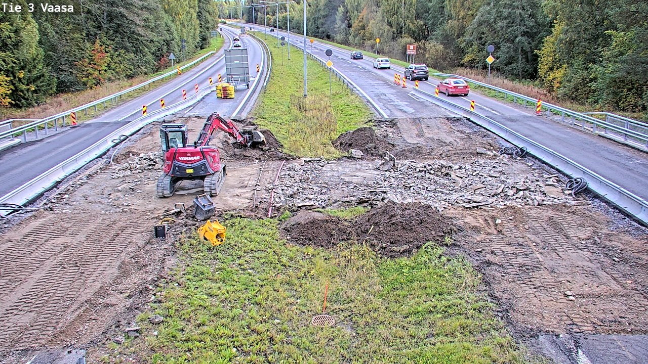 Kelikamerat Kuva Tie 3 Vaasa (puomi), Vaasa, Pohjanmaa