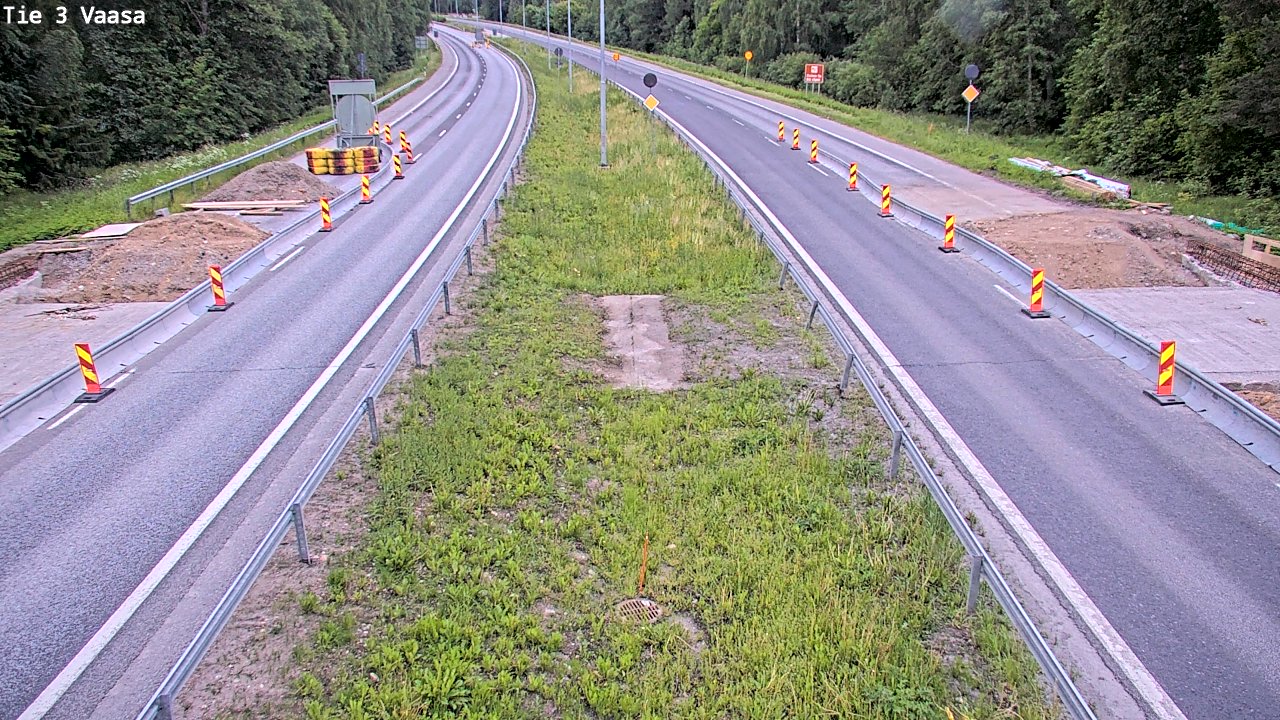 Kelikamerat Kuva Tie 3 Vaasa (puomi), Vaasa, Pohjanmaa