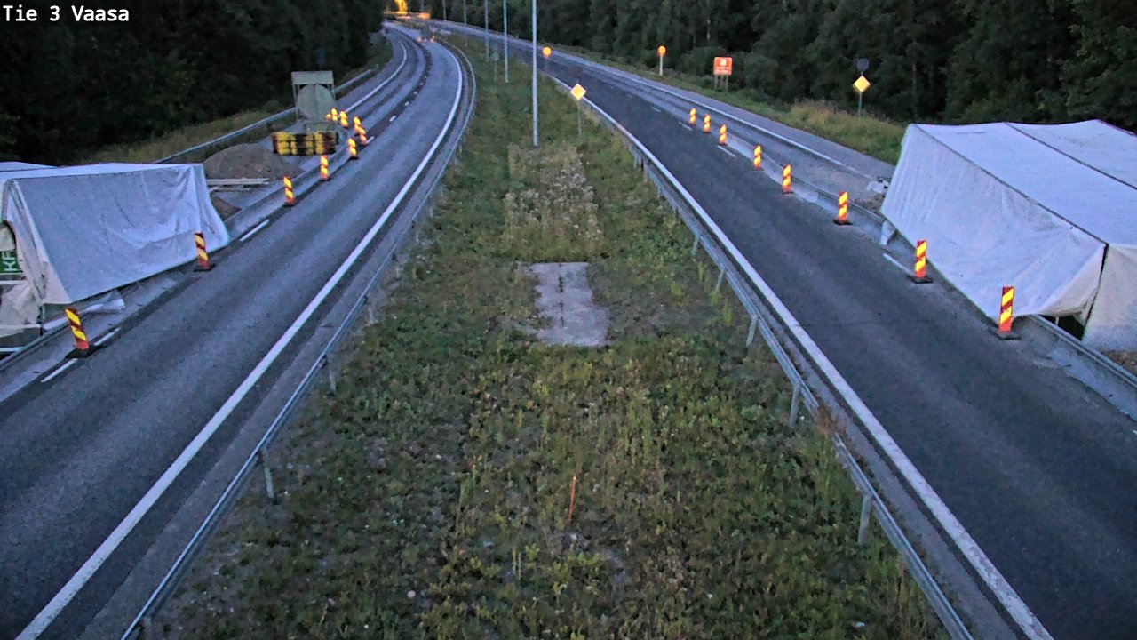 Kelikamerat Kuva Tie 3 Vaasa (puomi), Vaasa, Pohjanmaa