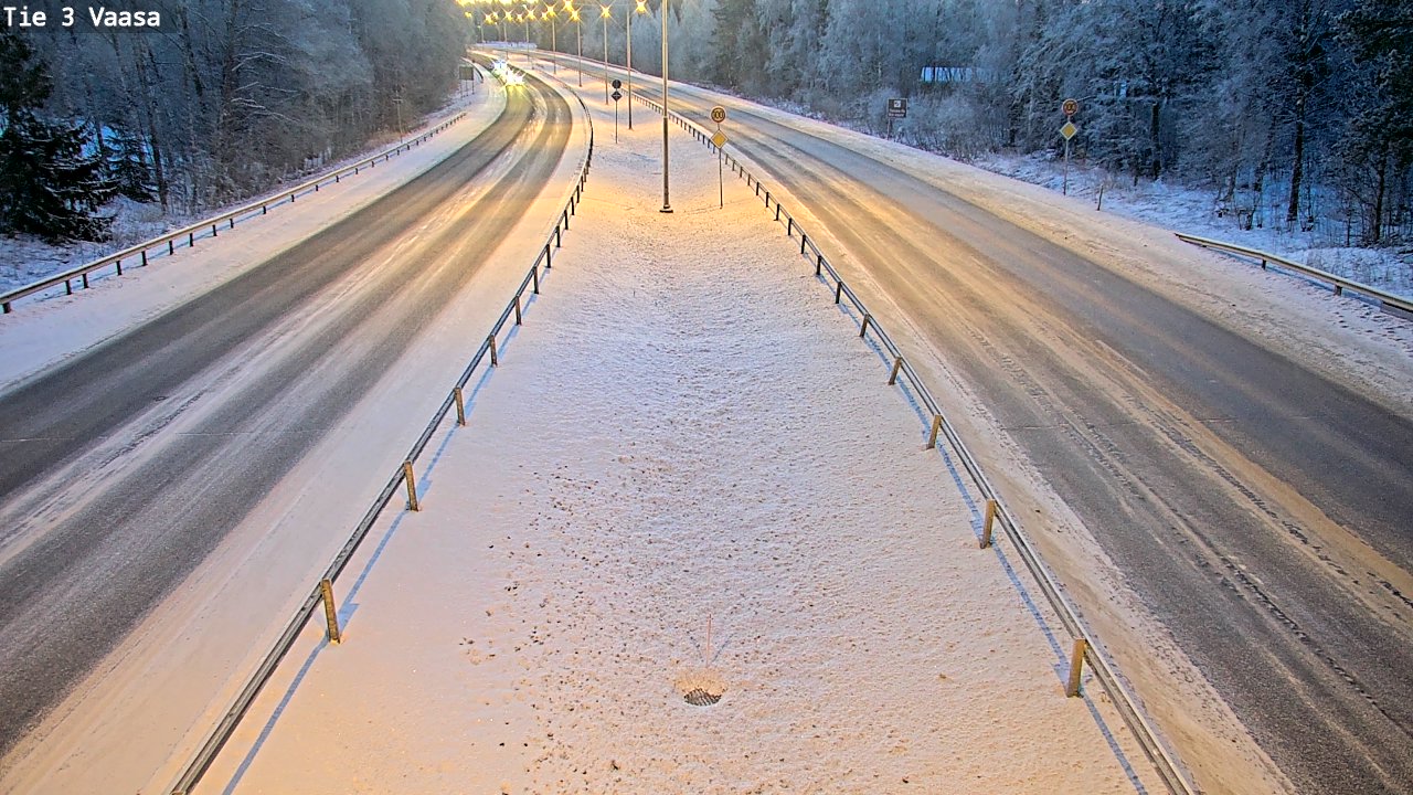 Kelikamerat Kuva Tie 3 Vaasa (puomi), Vaasa, Pohjanmaa
