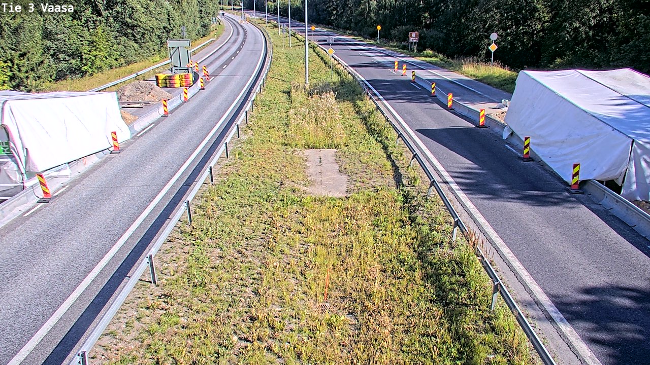 Kelikamerat Kuva Tie 3 Vaasa (puomi), Vaasa, Pohjanmaa
