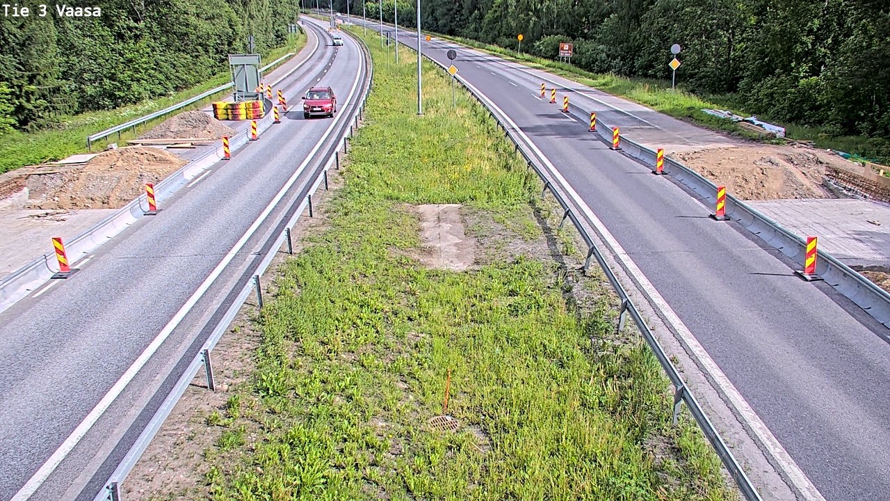 Kelikamerat Kuva Tie 3 Vaasa (puomi), Vaasa, Pohjanmaa