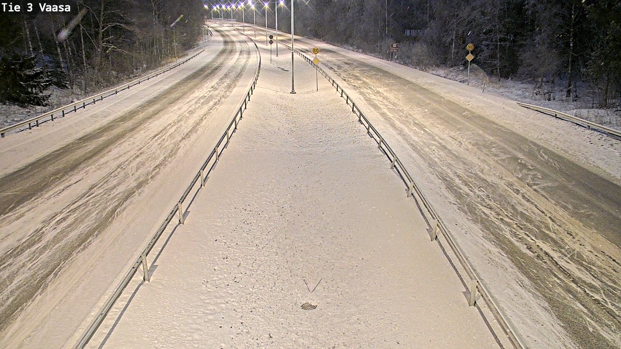 Kelikamerat Kuva Tie 3 Vaasa (puomi), Vaasa, Pohjanmaa