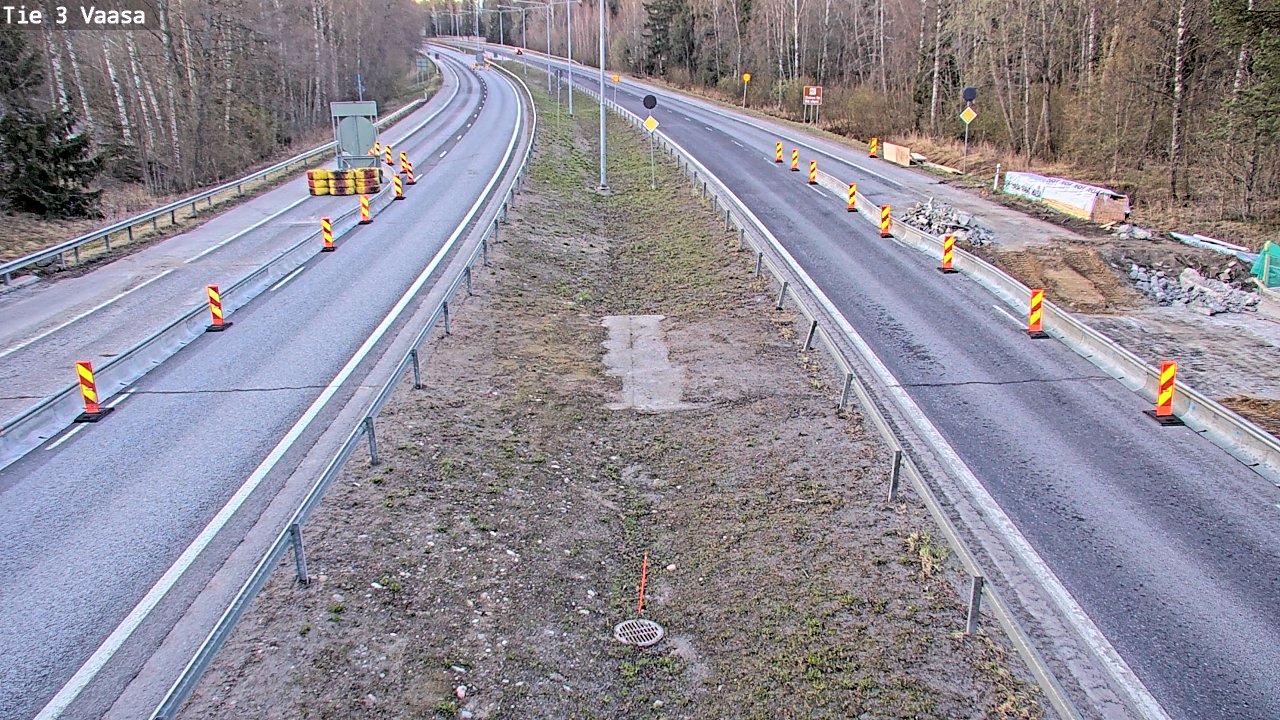 Kelikamerat Kuva Tie 3 Vaasa (puomi), Vaasa, Pohjanmaa