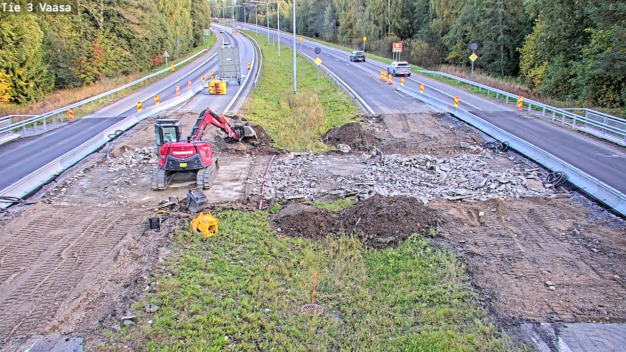 Kelikamerat Kuva Tie 3 Vaasa (puomi), Vaasa, Pohjanmaa