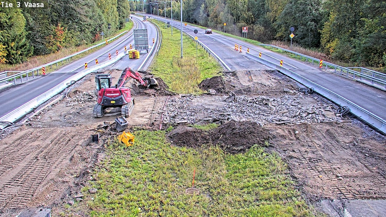Kelikamerat Kuva Tie 3 Vaasa (puomi), Vaasa, Pohjanmaa