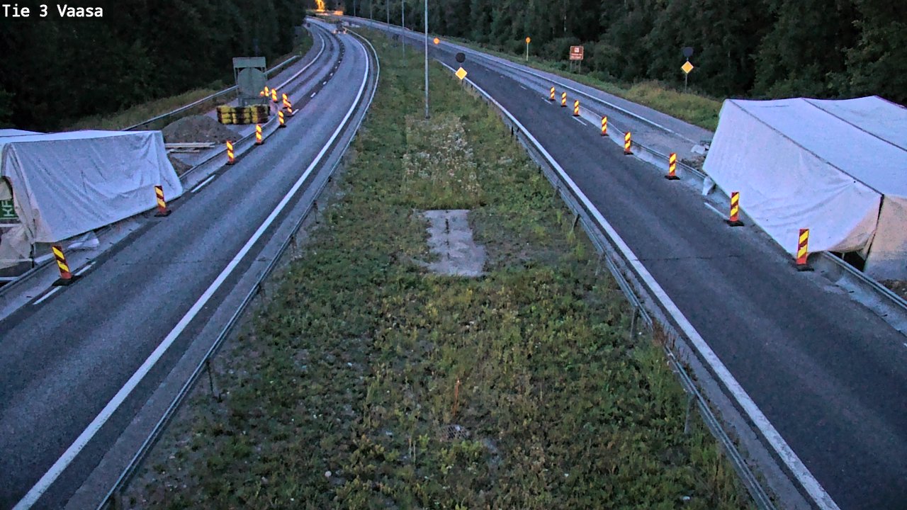 Kelikamerat Kuva Tie 3 Vaasa (puomi), Vaasa, Pohjanmaa