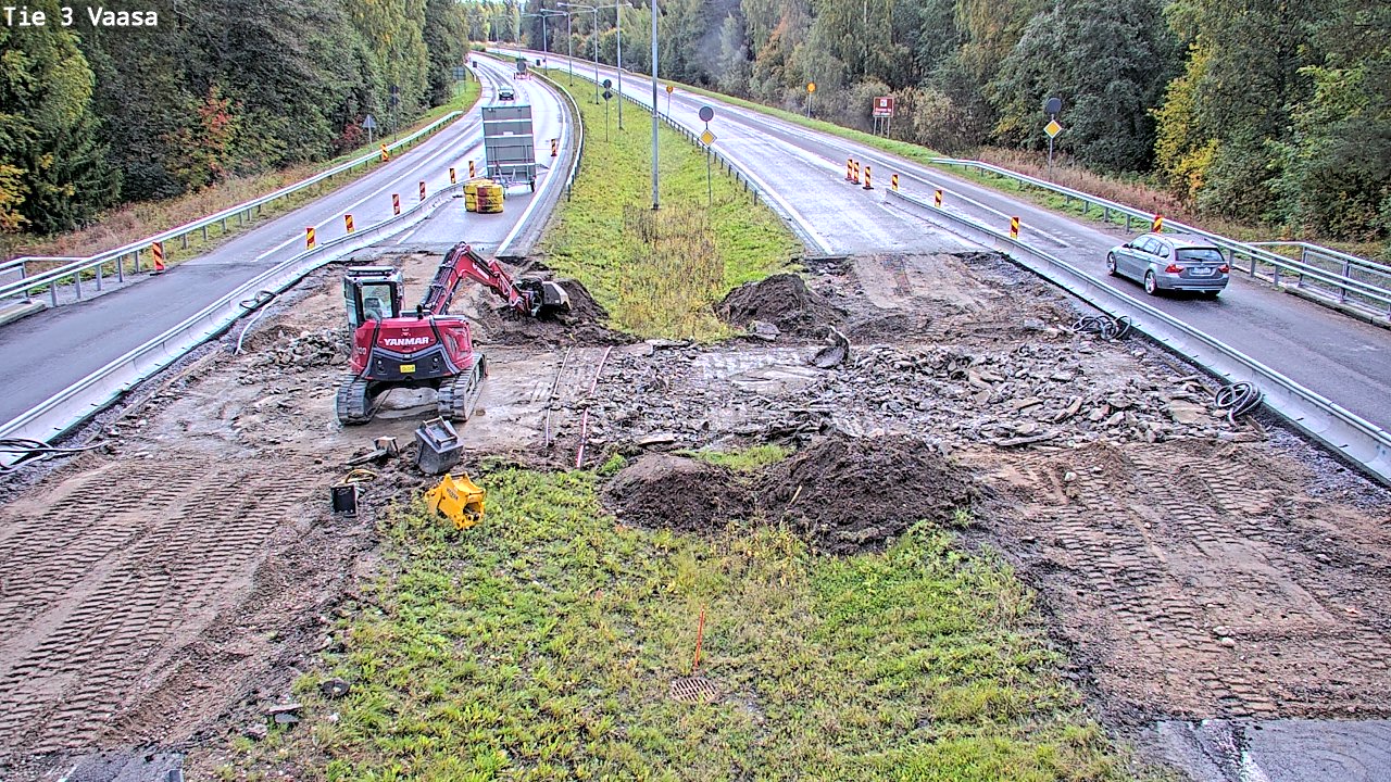 Kelikamerat Kuva Tie 3 Vaasa (puomi), Vaasa, Pohjanmaa