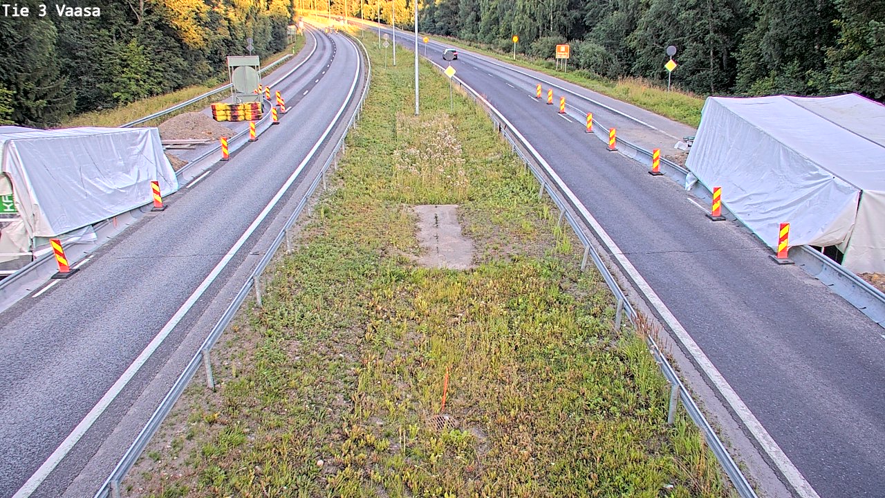 Kelikamerat Kuva Tie 3 Vaasa (puomi), Vaasa, Pohjanmaa