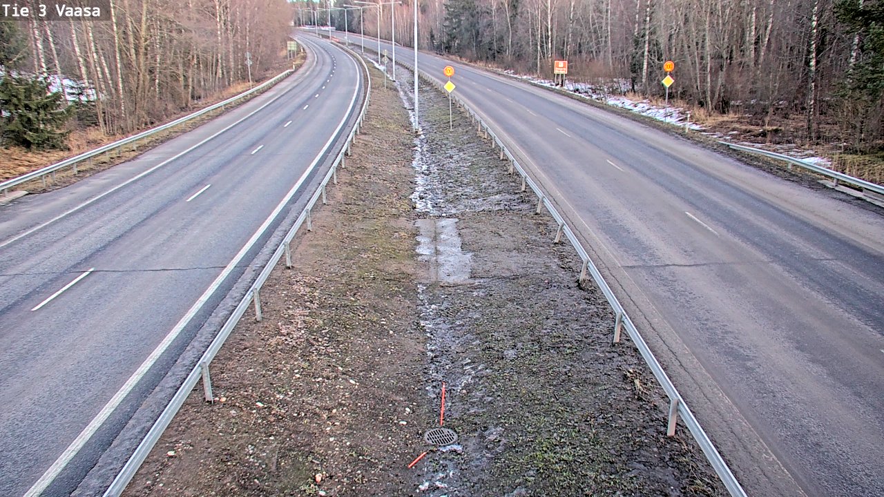 Kelikamerat Kuva Tie 3 Vaasa (puomi), Vaasa, Pohjanmaa