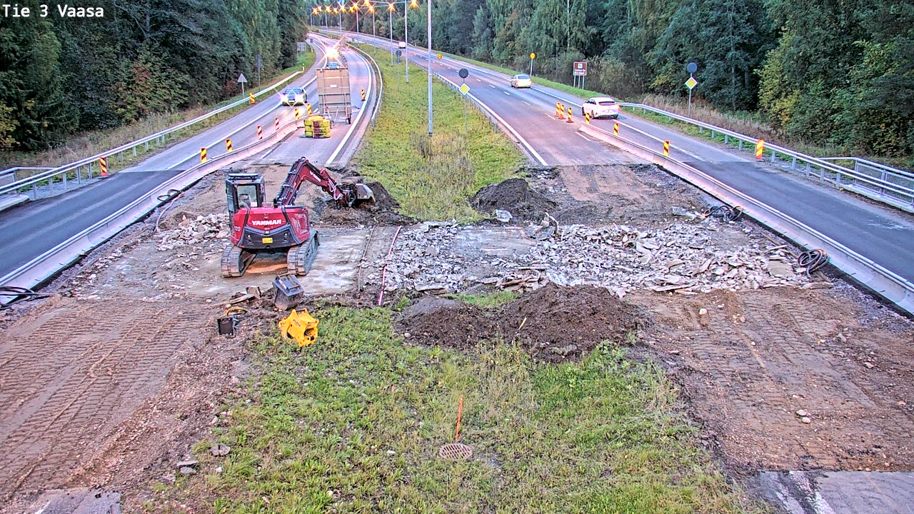 Kelikamerat Kuva Tie 3 Vaasa (puomi), Vaasa, Pohjanmaa