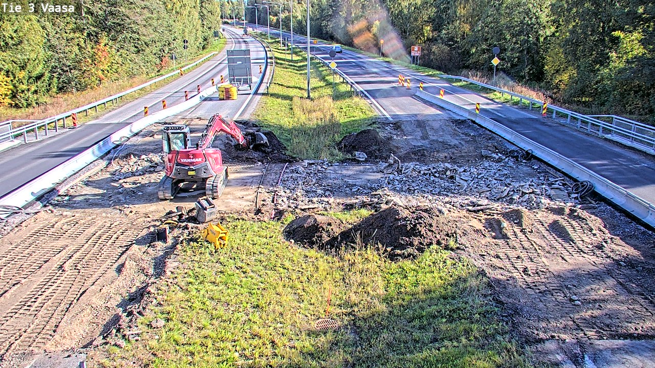 Kelikamerat Kuva Tie 3 Vaasa (puomi), Vaasa, Pohjanmaa