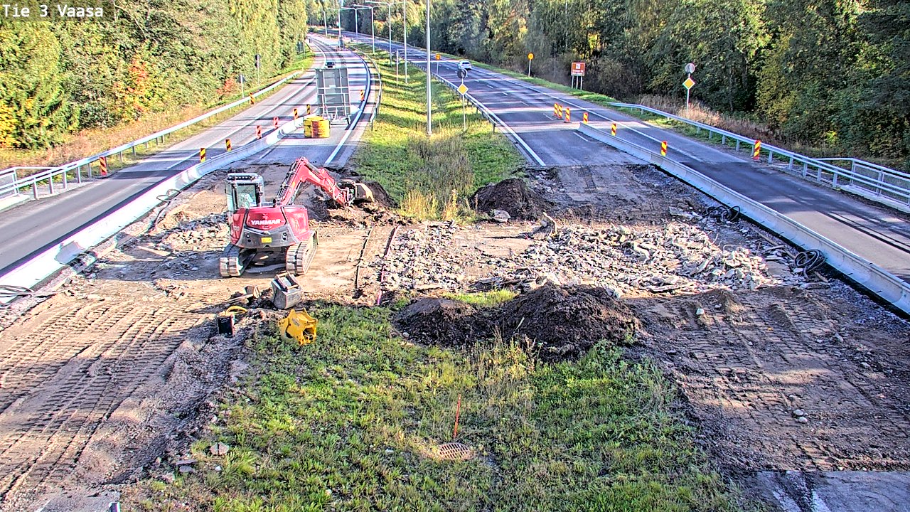 Kelikamerat Kuva Tie 3 Vaasa (puomi), Vaasa, Pohjanmaa