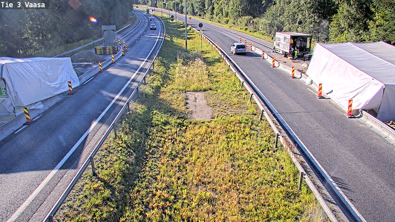 Kelikamerat Kuva Tie 3 Vaasa (puomi), Vaasa, Pohjanmaa