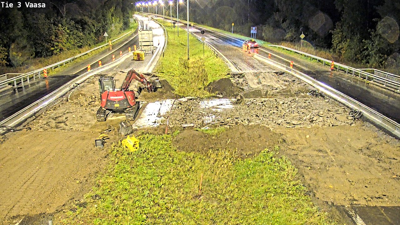 Kelikamerat Kuva Tie 3 Vaasa (puomi), Vaasa, Pohjanmaa