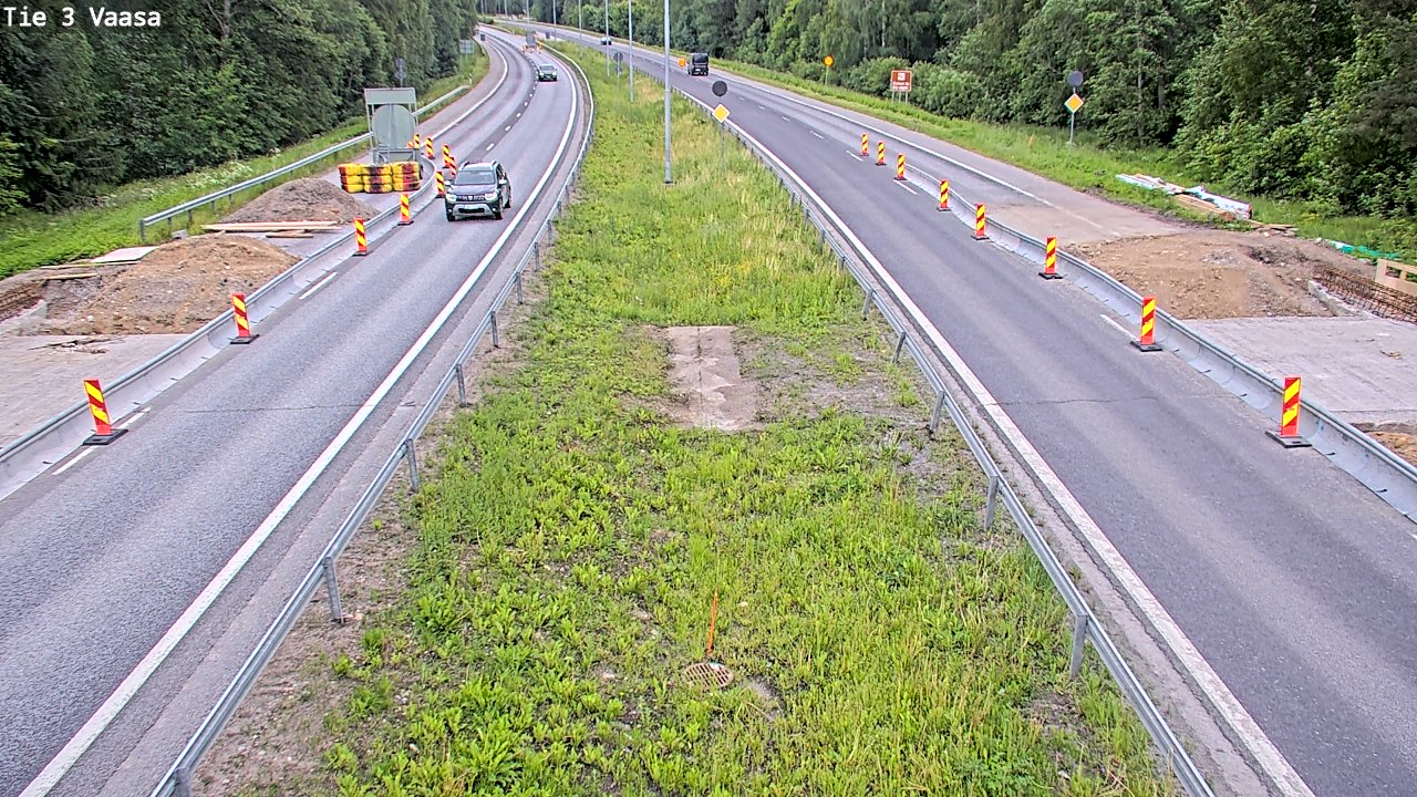 Kelikamerat Kuva Tie 3 Vaasa (puomi), Vaasa, Pohjanmaa