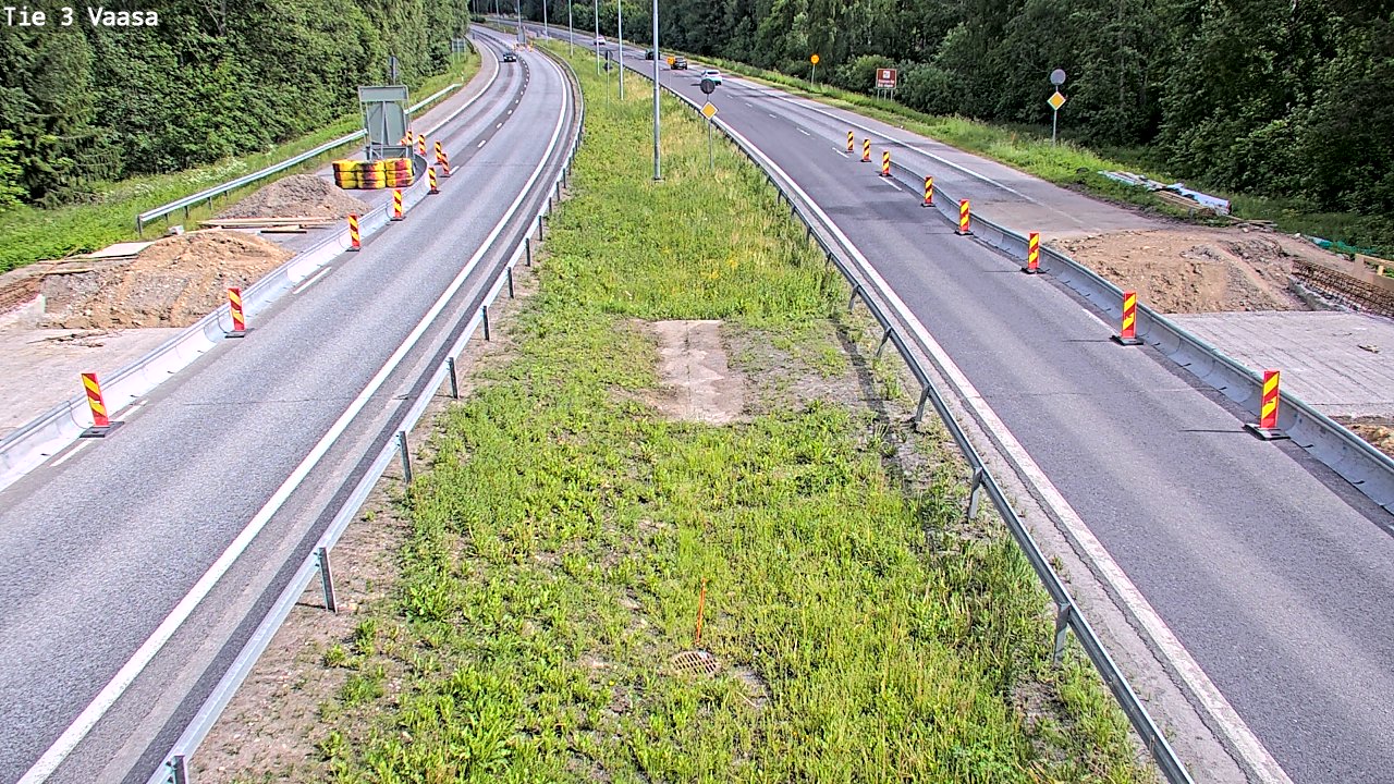 Kelikamerat Kuva Tie 3 Vaasa (puomi), Vaasa, Pohjanmaa