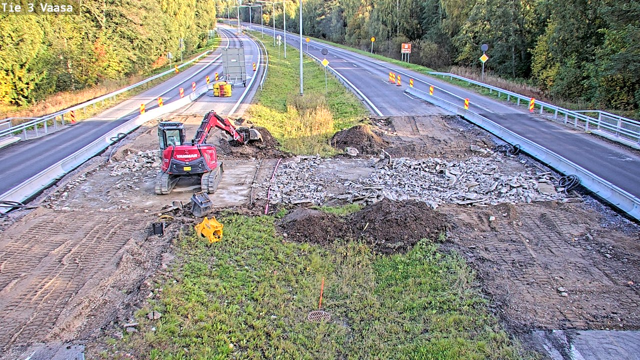 Kelikamerat Kuva Tie 3 Vaasa (puomi), Vaasa, Pohjanmaa