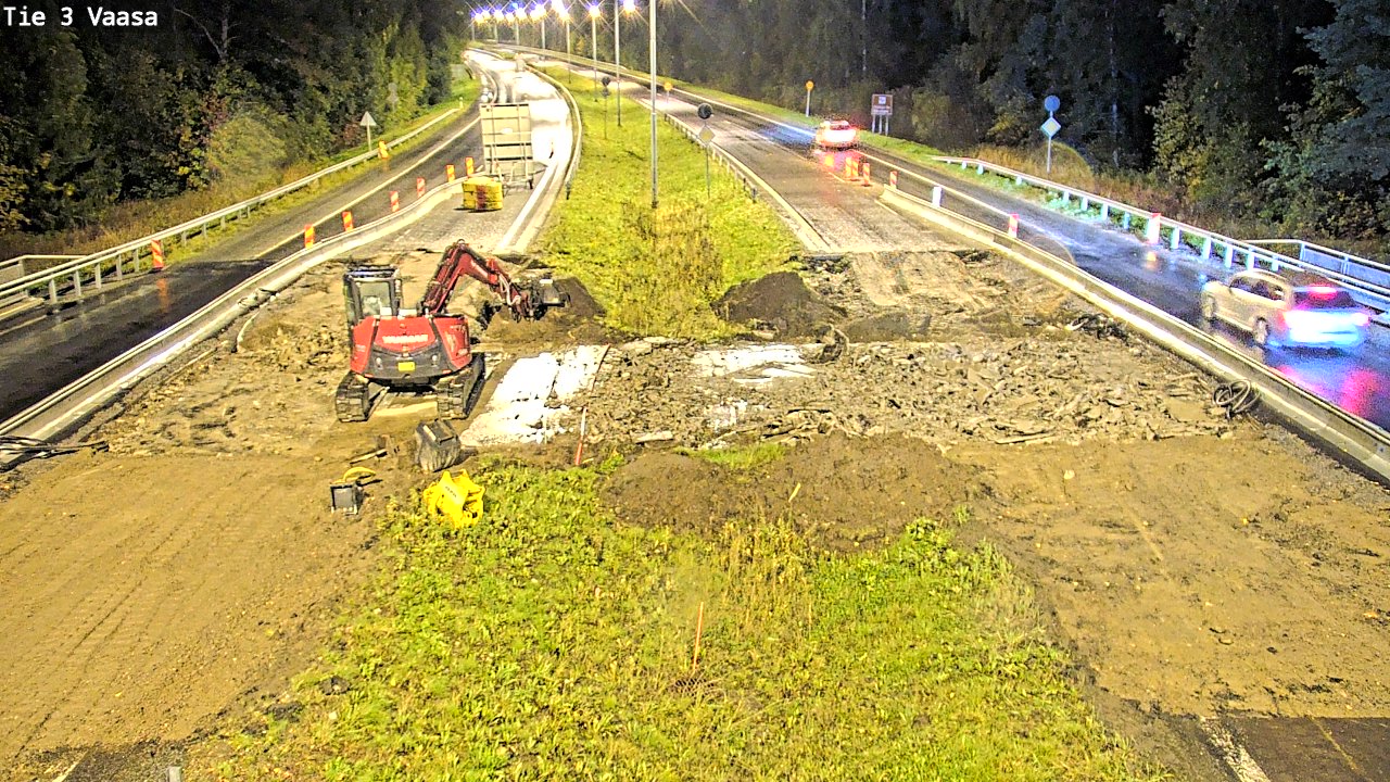 Kelikamerat Kuva Tie 3 Vaasa (puomi), Vaasa, Pohjanmaa