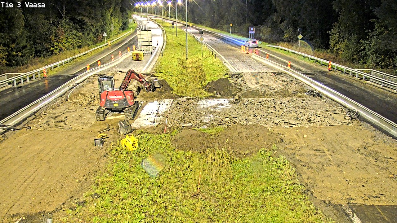 Kelikamerat Kuva Tie 3 Vaasa (puomi), Vaasa, Pohjanmaa