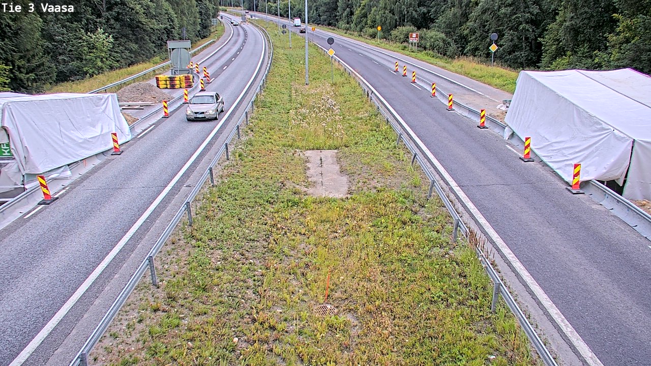 Kelikamerat Kuva Tie 3 Vaasa (puomi), Vaasa, Pohjanmaa