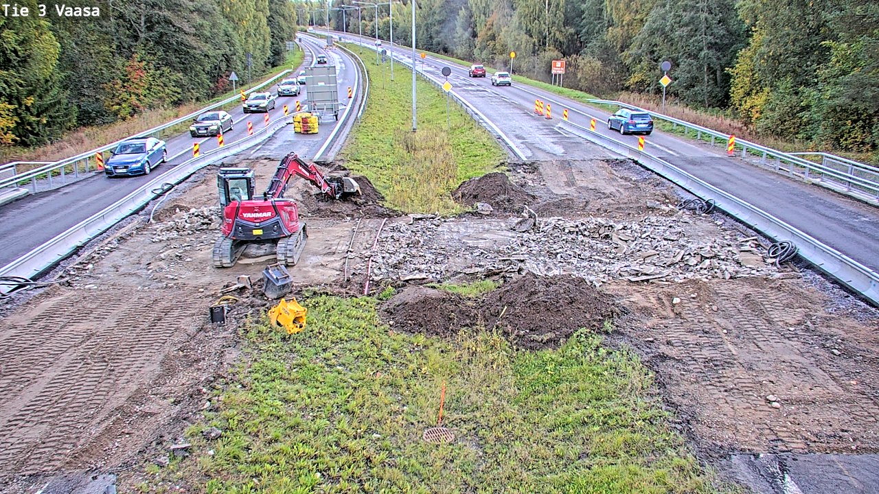 Kelikamerat Kuva Tie 3 Vaasa (puomi), Vaasa, Pohjanmaa