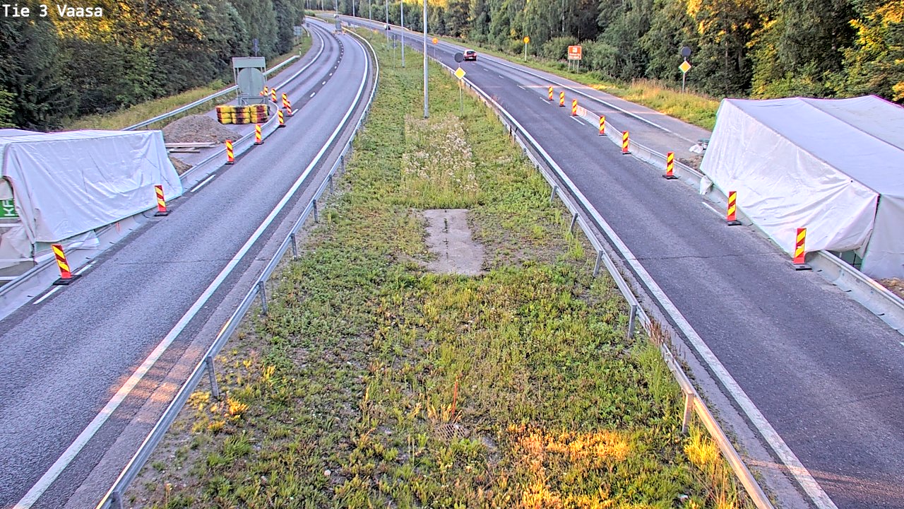 Kelikamerat Kuva Tie 3 Vaasa (puomi), Vaasa, Pohjanmaa