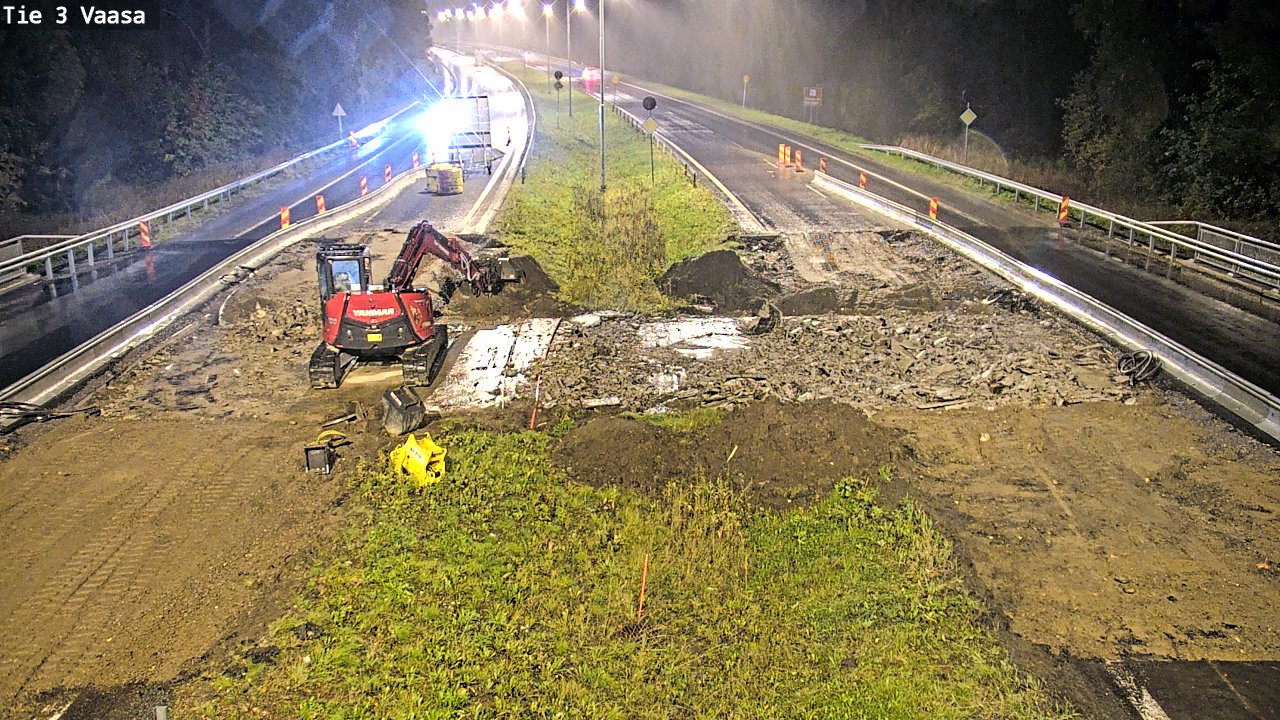 Kelikamerat Kuva Tie 3 Vaasa (puomi), Vaasa, Pohjanmaa