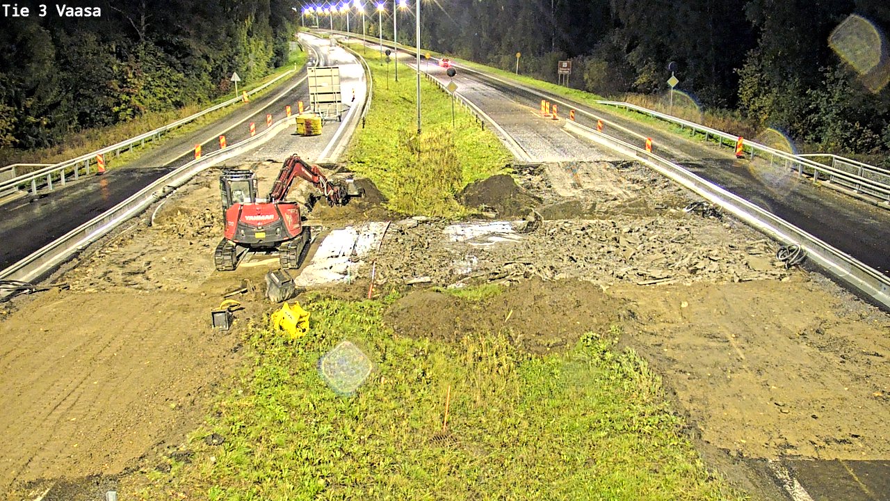 Kelikamerat Kuva Tie 3 Vaasa (puomi), Vaasa, Pohjanmaa