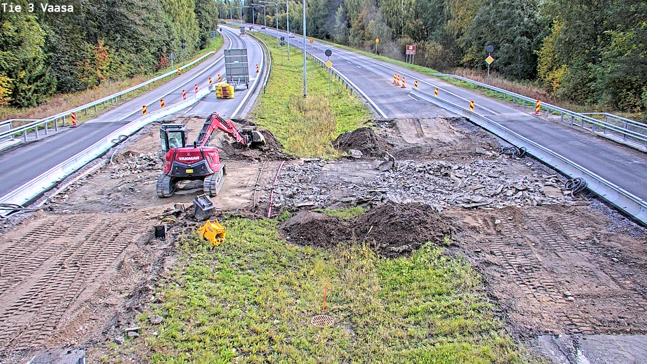 Kelikamerat Kuva Tie 3 Vaasa (puomi), Vaasa, Pohjanmaa