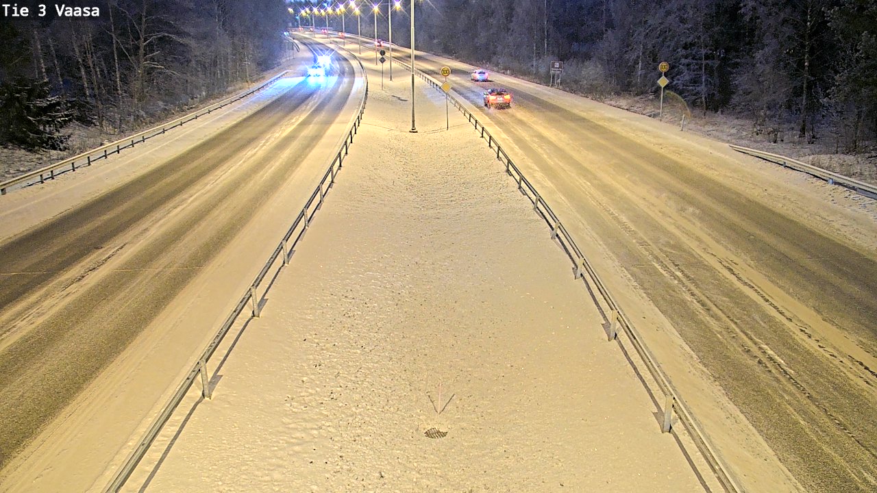 Kelikamerat Kuva Tie 3 Vaasa (puomi), Vaasa, Pohjanmaa