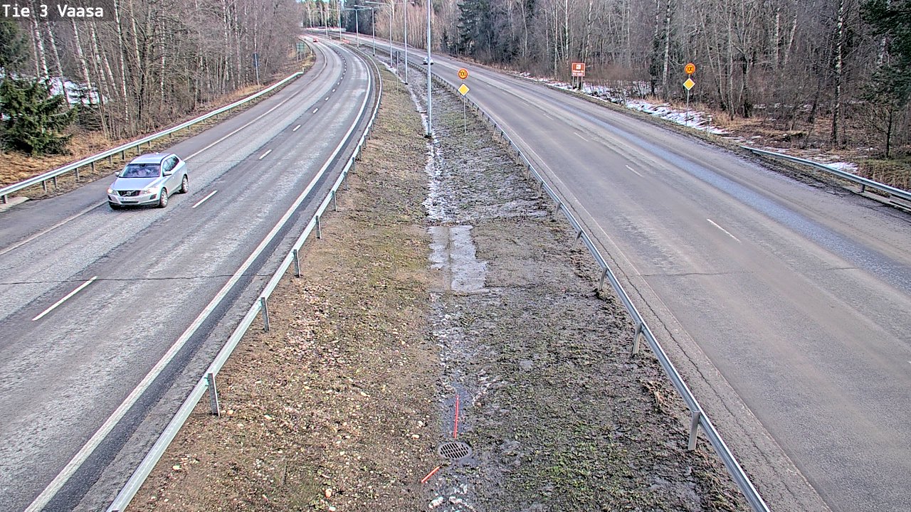 Kelikamerat Kuva Tie 3 Vaasa (puomi), Vaasa, Pohjanmaa