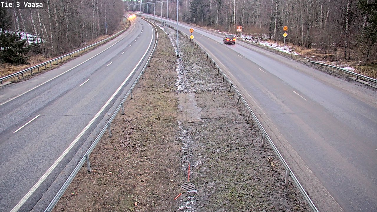 Kelikamerat Kuva Tie 3 Vaasa (puomi), Vaasa, Pohjanmaa