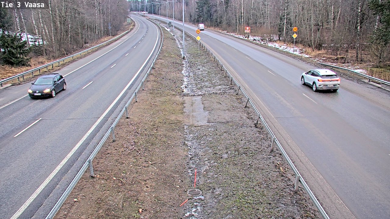 Kelikamerat Kuva Tie 3 Vaasa (puomi), Vaasa, Pohjanmaa