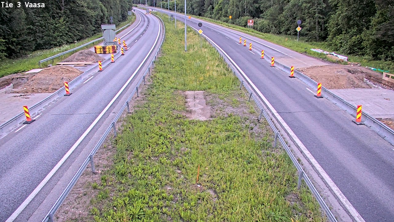 Kelikamerat Kuva Tie 3 Vaasa (puomi), Vaasa, Pohjanmaa