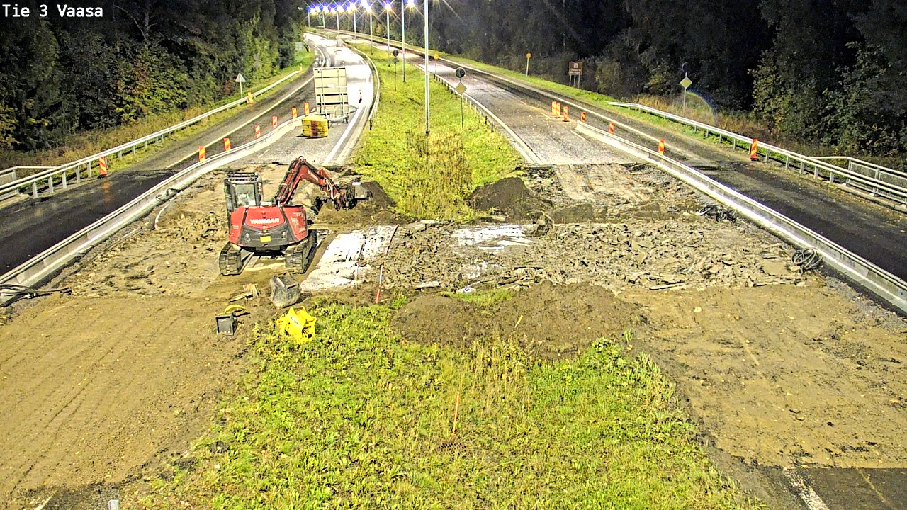 Kelikamerat Kuva Tie 3 Vaasa (puomi), Vaasa, Pohjanmaa