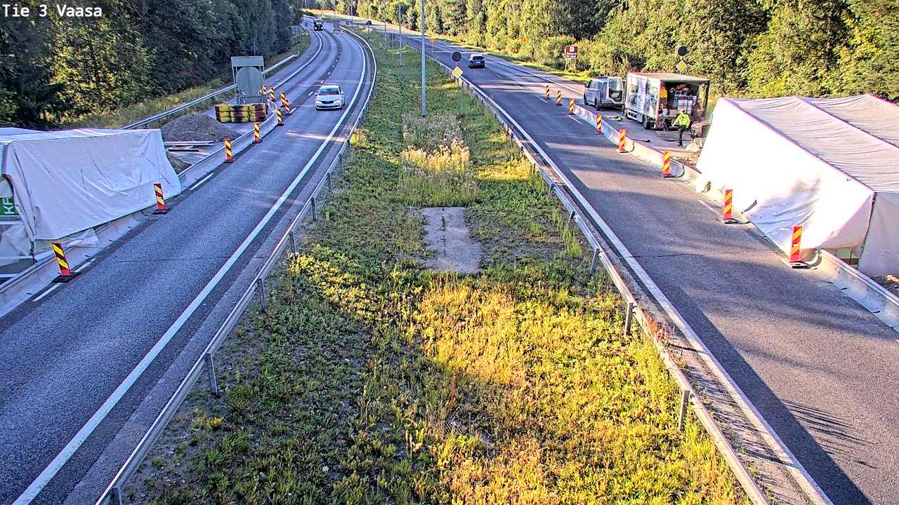 Kelikamerat Kuva Tie 3 Vaasa (puomi), Vaasa, Pohjanmaa