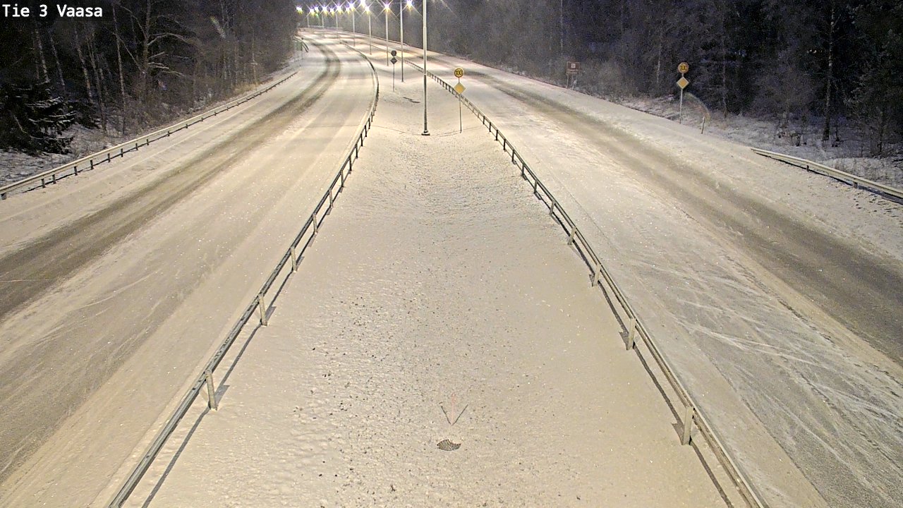 Kelikamerat Kuva Tie 3 Vaasa (puomi), Vaasa, Pohjanmaa