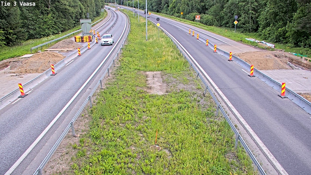 Kelikamerat Kuva Tie 3 Vaasa (puomi), Vaasa, Pohjanmaa