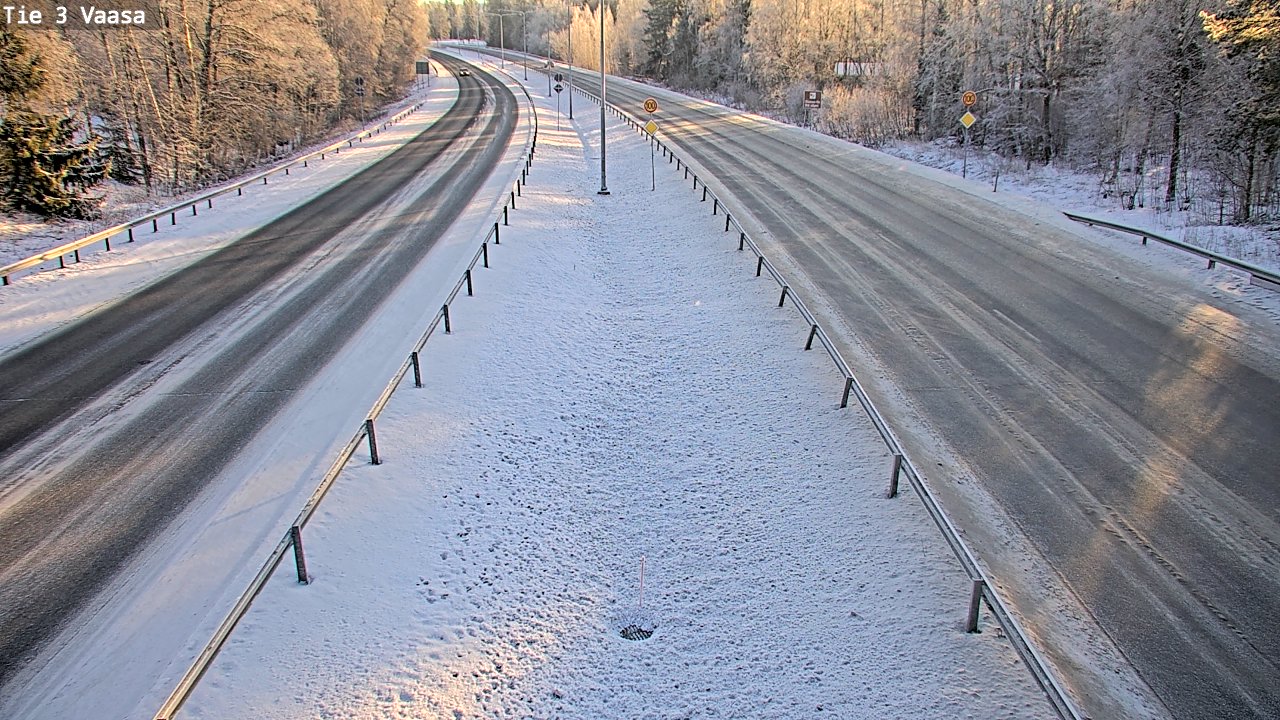Weather Camera Image Tie 3 Vaasa (puomi), Vaasa, Pohjanmaa