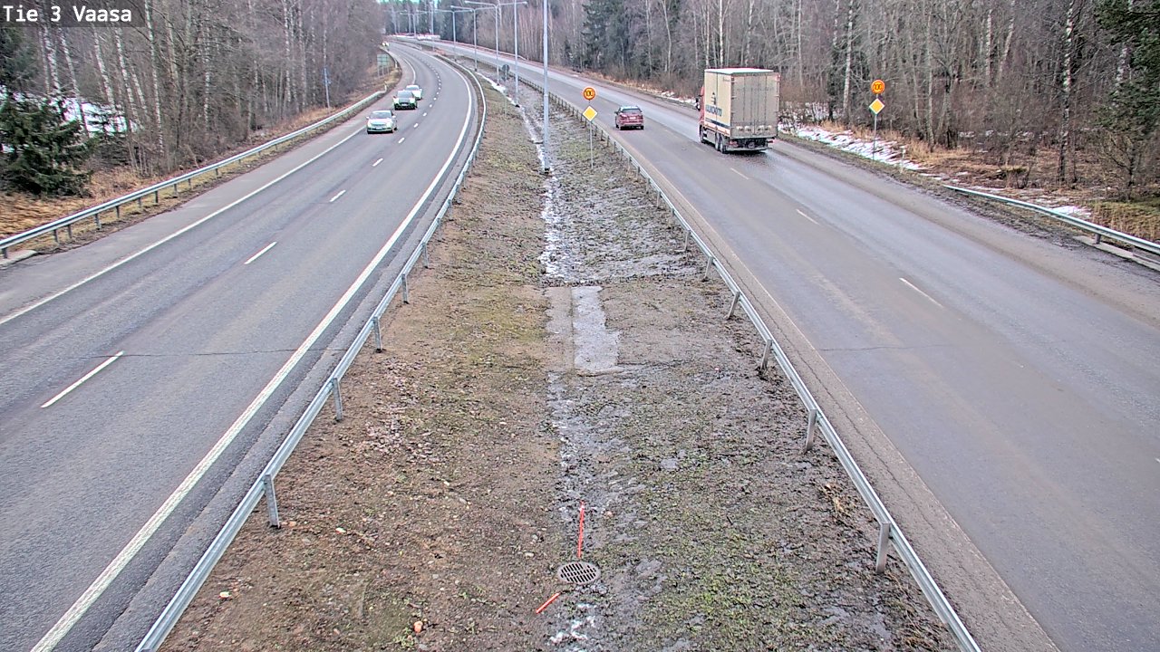 Kelikamerat Kuva Tie 3 Vaasa (puomi), Vaasa, Pohjanmaa