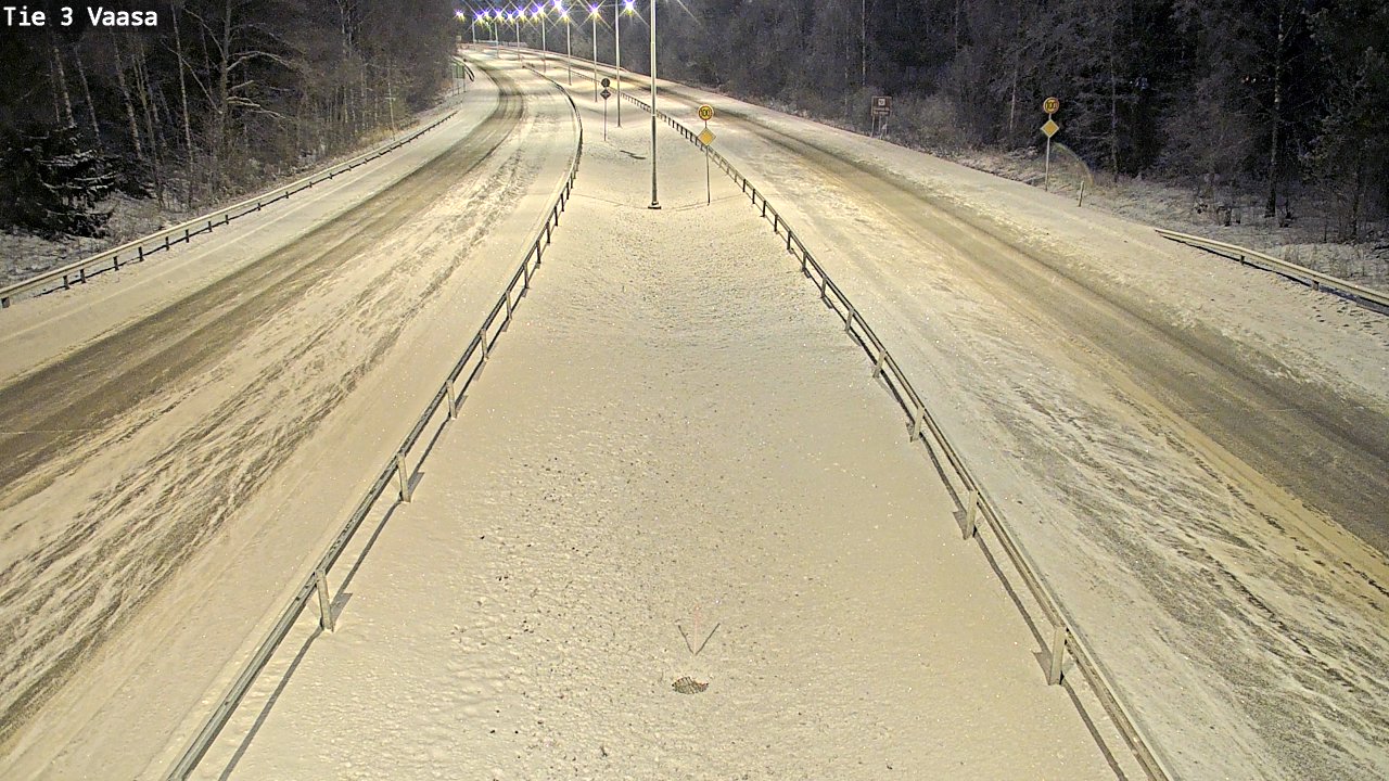 Kelikamerat Kuva Tie 3 Vaasa (puomi), Vaasa, Pohjanmaa