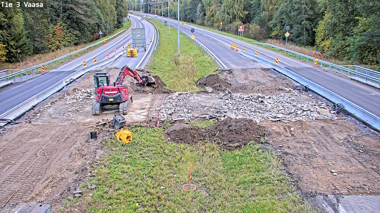 Kelikamerat Kuva Tie 3 Vaasa (puomi), Vaasa, Pohjanmaa