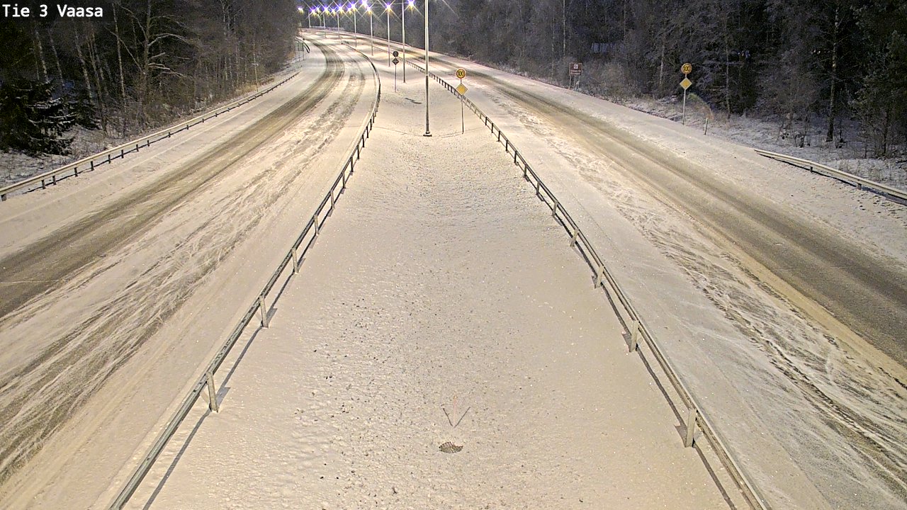 Kelikamerat Kuva Tie 3 Vaasa (puomi), Vaasa, Pohjanmaa