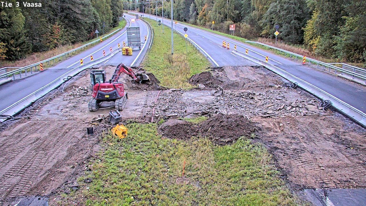 Kelikamerat Kuva Tie 3 Vaasa (puomi), Vaasa, Pohjanmaa