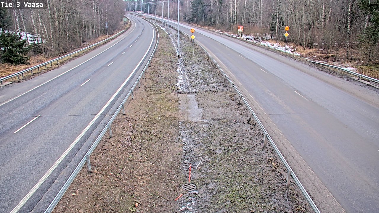 Kelikamerat Kuva Tie 3 Vaasa (puomi), Vaasa, Pohjanmaa